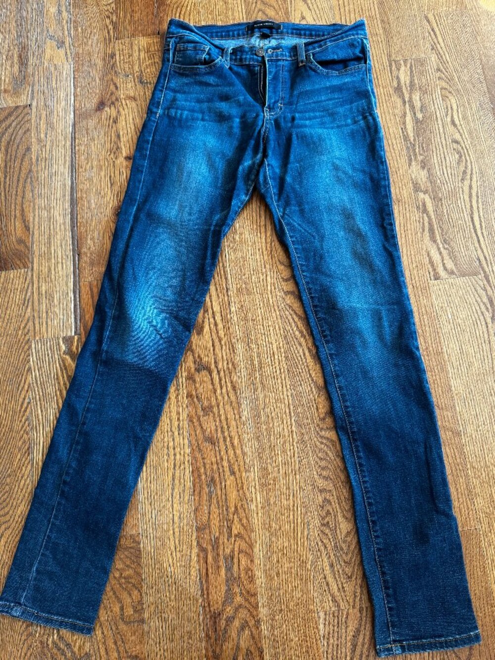 Women’s Flying Monkey Size 28 Dark Wash Skinny Jeans Made in USA Blue Denim